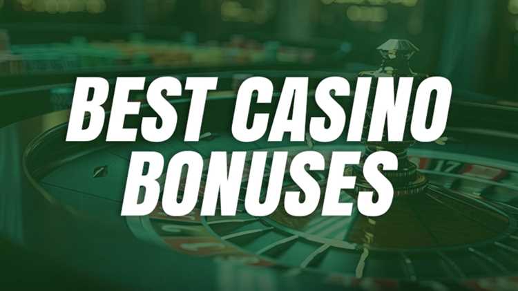 Best online casino bonuses