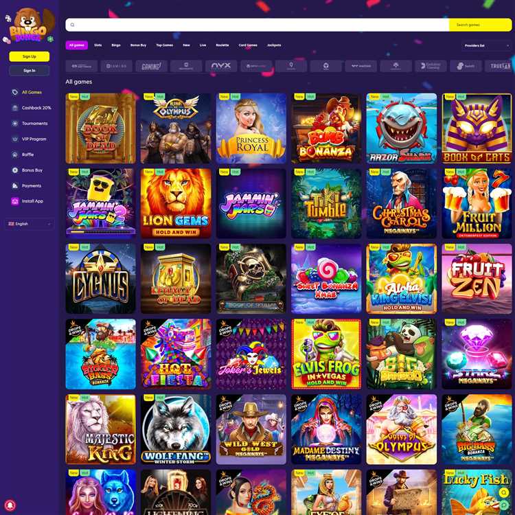 Bingobonga online casino