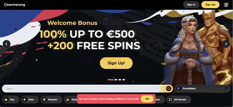 Boomerang casino online casino