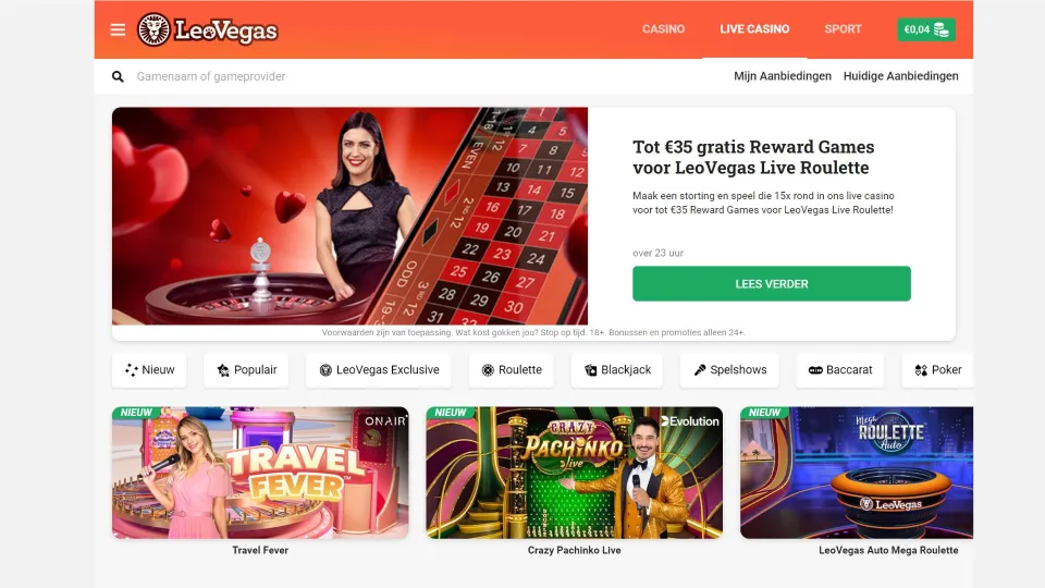 Casino leovegas online