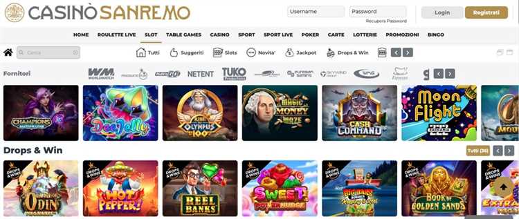 Casino sanremo online