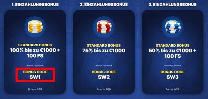 Online casino bonus bei registrierung