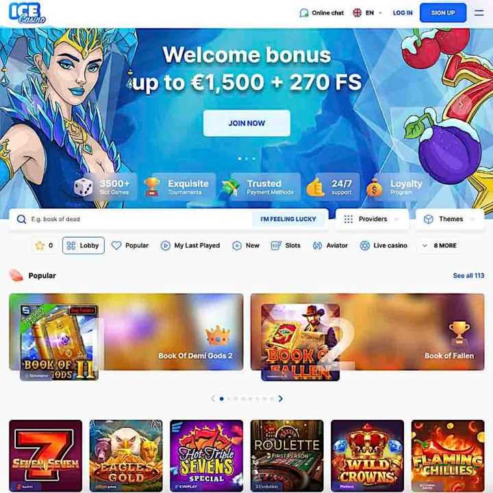 Online casino ice