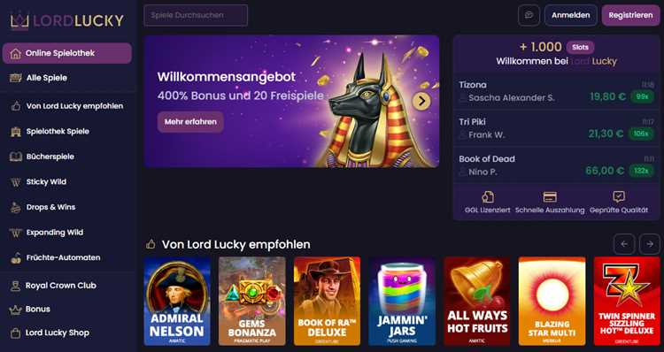 Online casino mit hoher gewinnchance