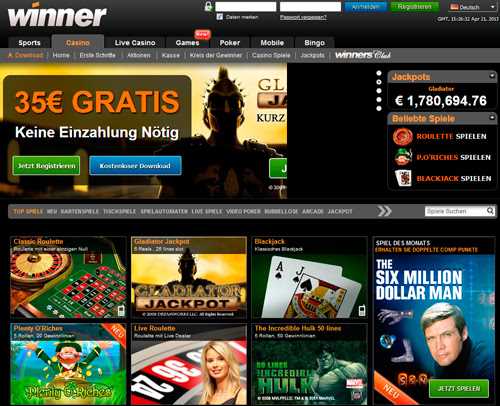 Online casino mit willkommensbonus ohne einzahlung