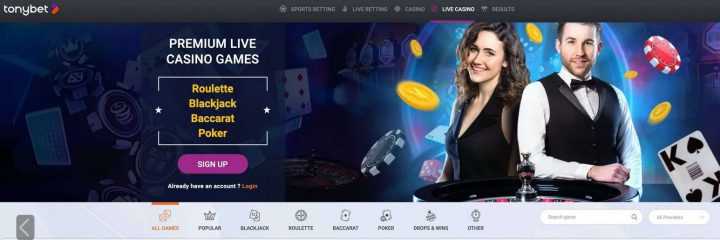 Tony bet online casino